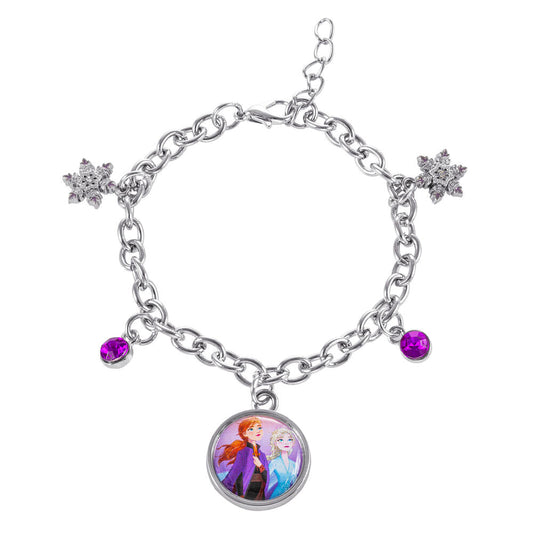 Disney Frozen charm bracelet silver Nerdscape