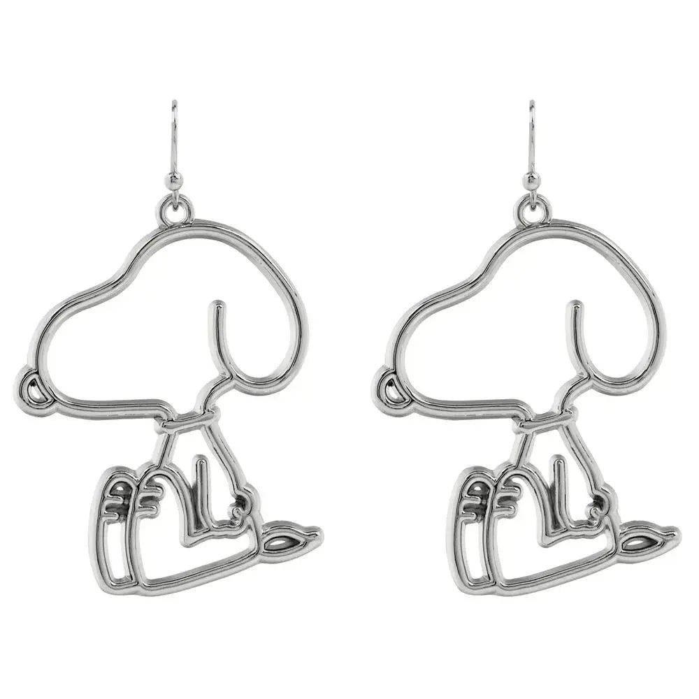 Peanuts silver earrings Nerdscape