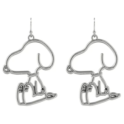 Peanuts silver earrings Nerdscape