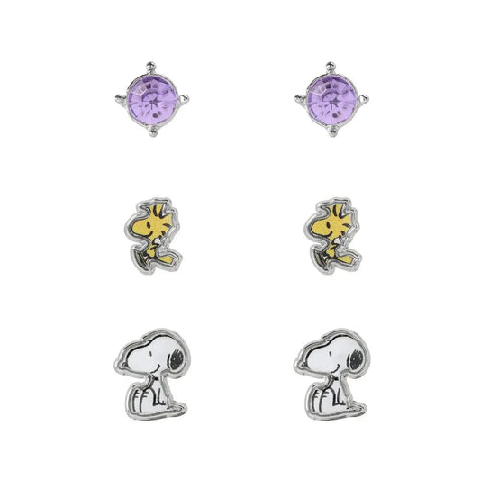 Snoopy Set 3 pairs of earrings Nerdscape