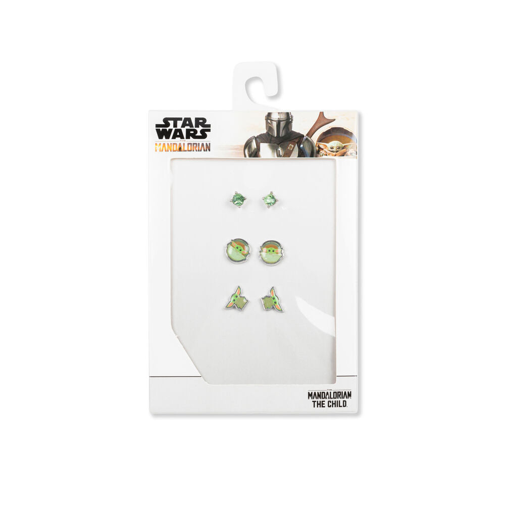 Star Wars Baby Yoda Set 3 pairs of earrings Nerdscape