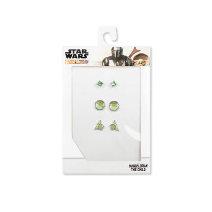Star Wars Baby Yoda Set 3 pairs of earrings Nerdscape
