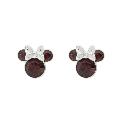 Disney Minnie January earrings silver Nerdscape