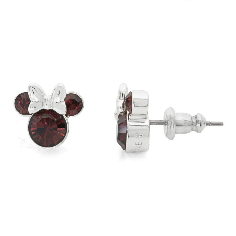 Disney Minnie January earrings silver Nerdscape