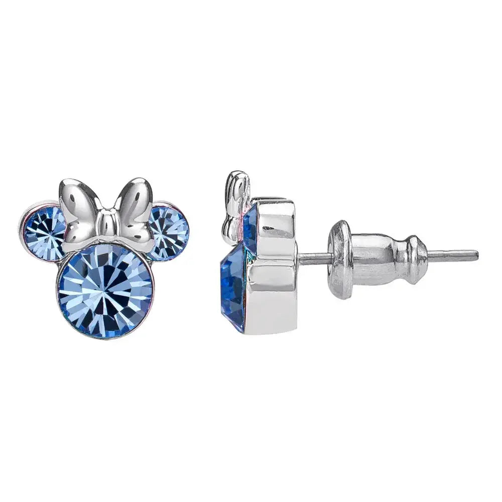 Disney Minnie December earrings silver Nerdscape