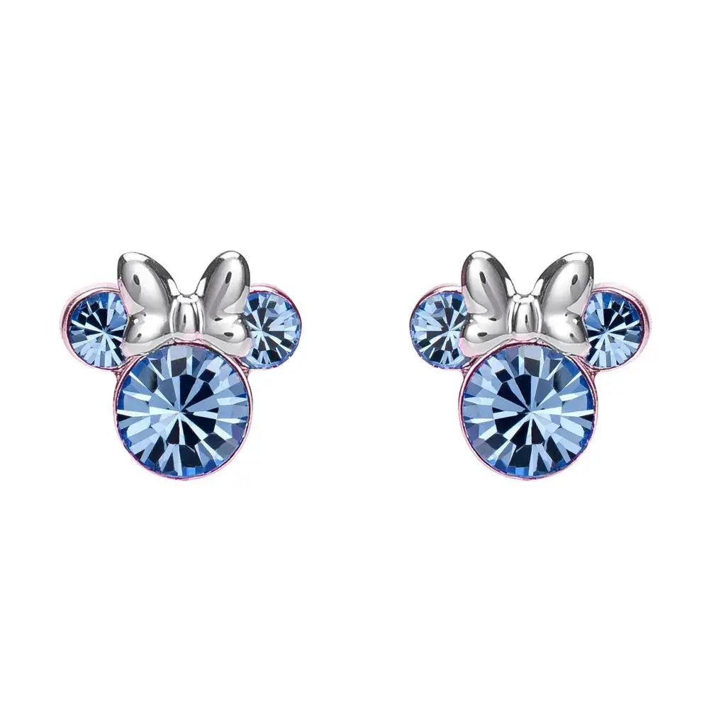 Disney Minnie December earrings silver Nerdscape