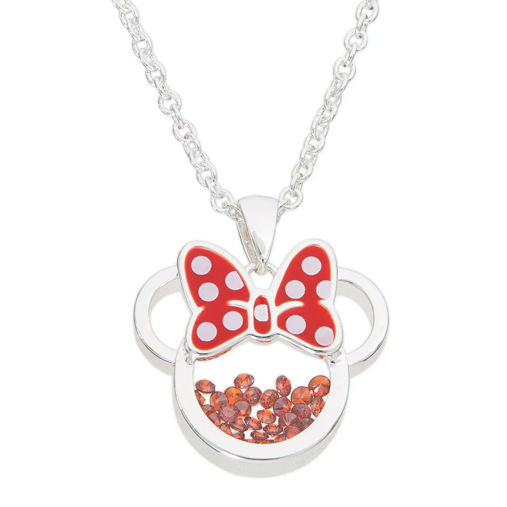 Disney Minnie January necklace silver Nerdscape