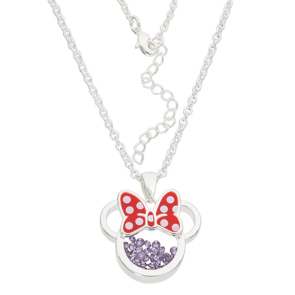 Disney Minnie February necklace silver Nerdscape