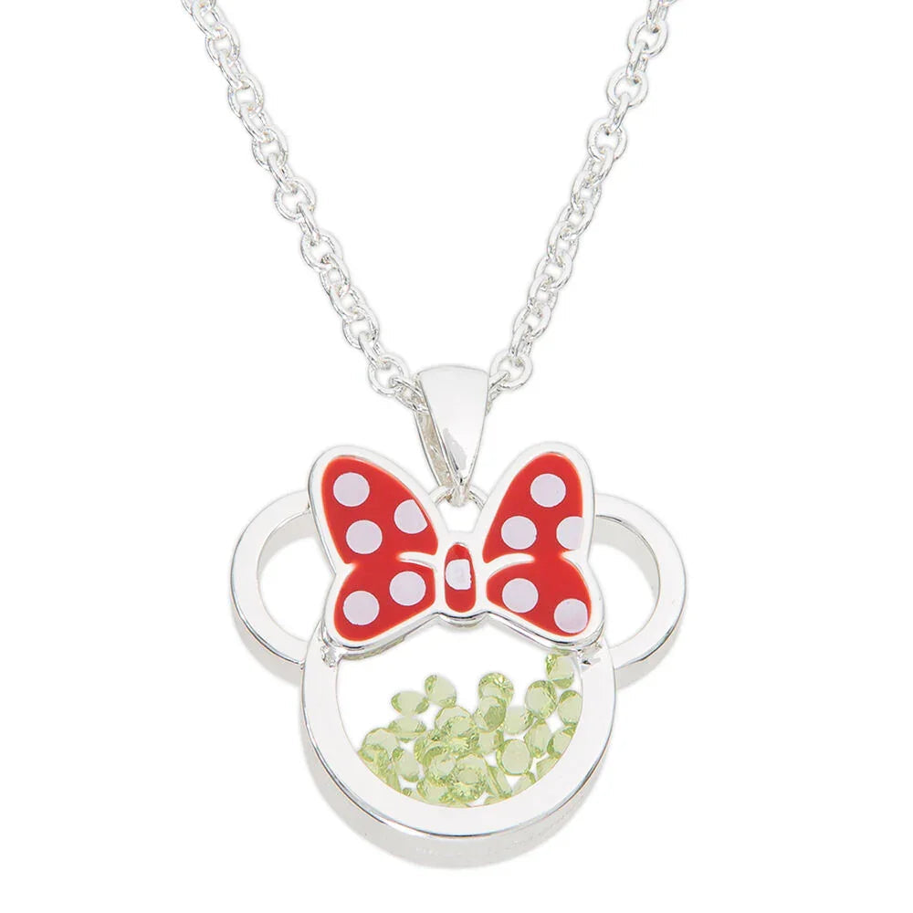 Disney Minnie August necklace silver Nerdscape