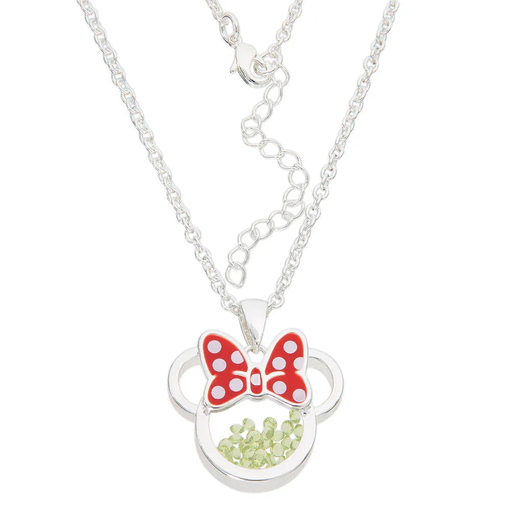 Disney Minnie August necklace silver Nerdscape