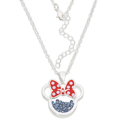 Disney Minnie September necklace silver Nerdscape
