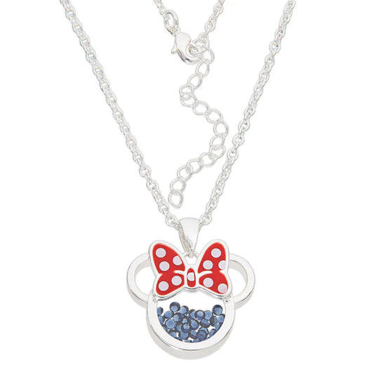 Disney Minnie September necklace silver Nerdscape
