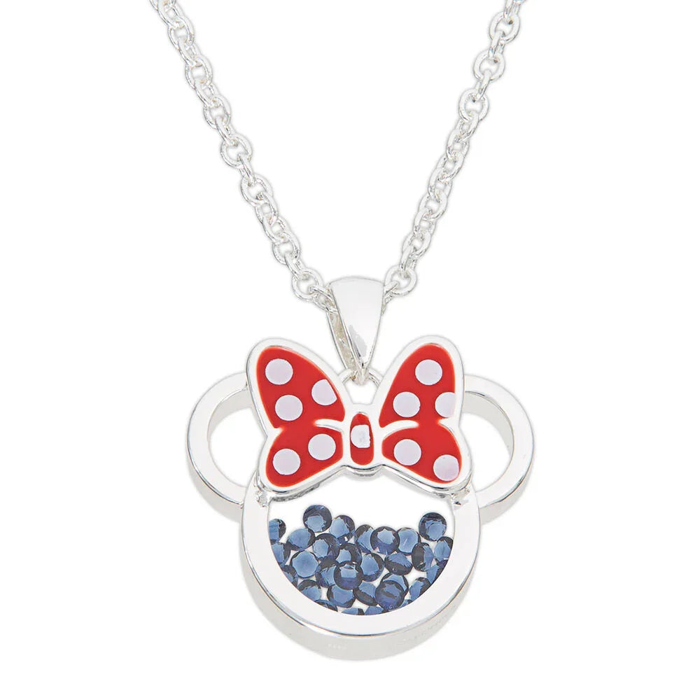 Disney Minnie September necklace silver Nerdscape