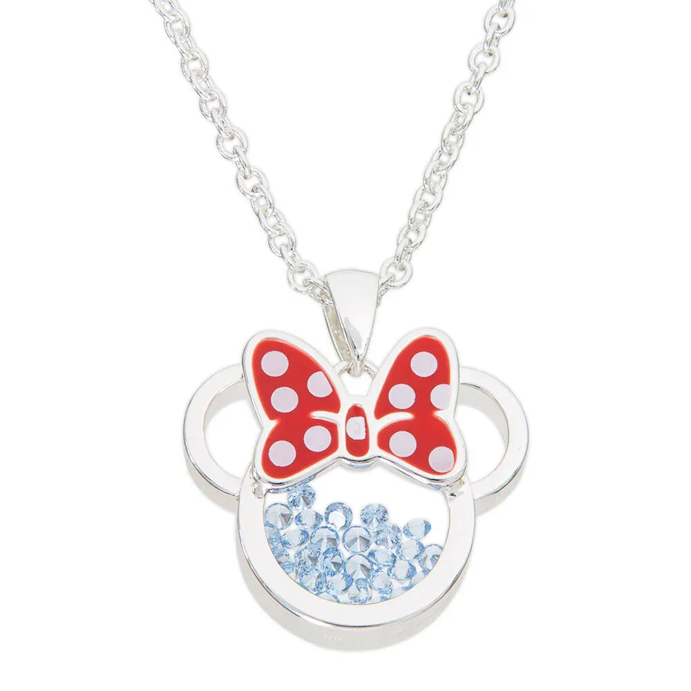 Disney Minnie December necklace silver Nerdscape