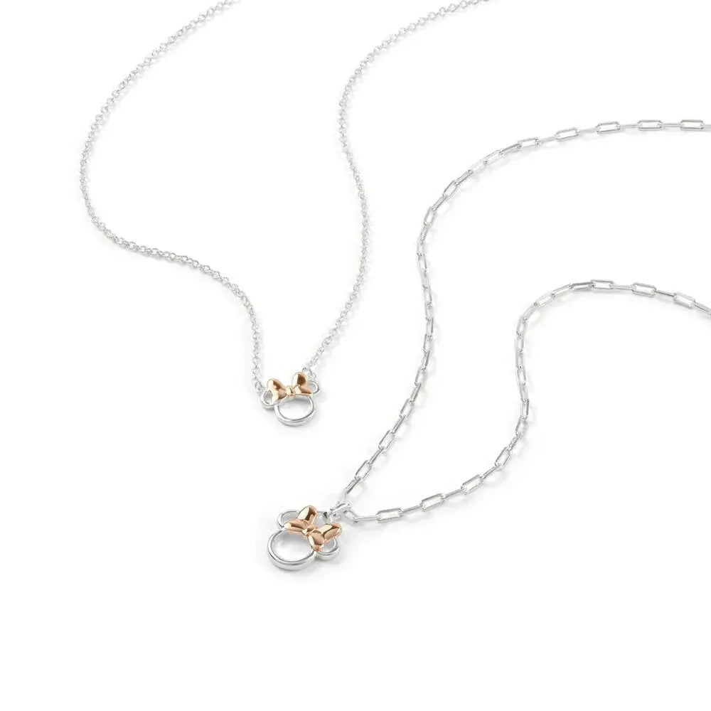 Disney Minnie Set 2 mother + daughter necklace Nerdscape