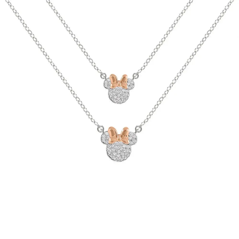 Disney Minnie Set 2 mother + daughter necklace Nerdscape