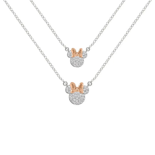 Disney Minnie Set 2 mother + daughter necklace Nerdscape