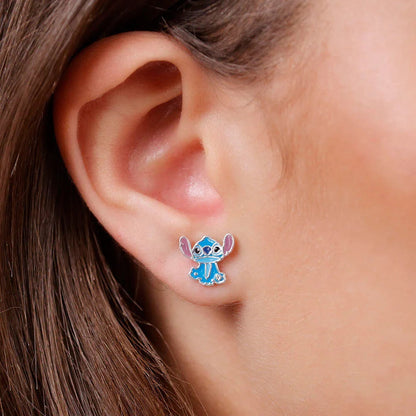 Disney Stitch earrings silver Nerdscape