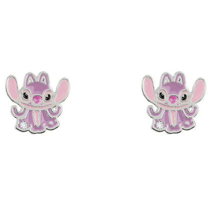Disney Stitch Angel earrings silver Nerdscape