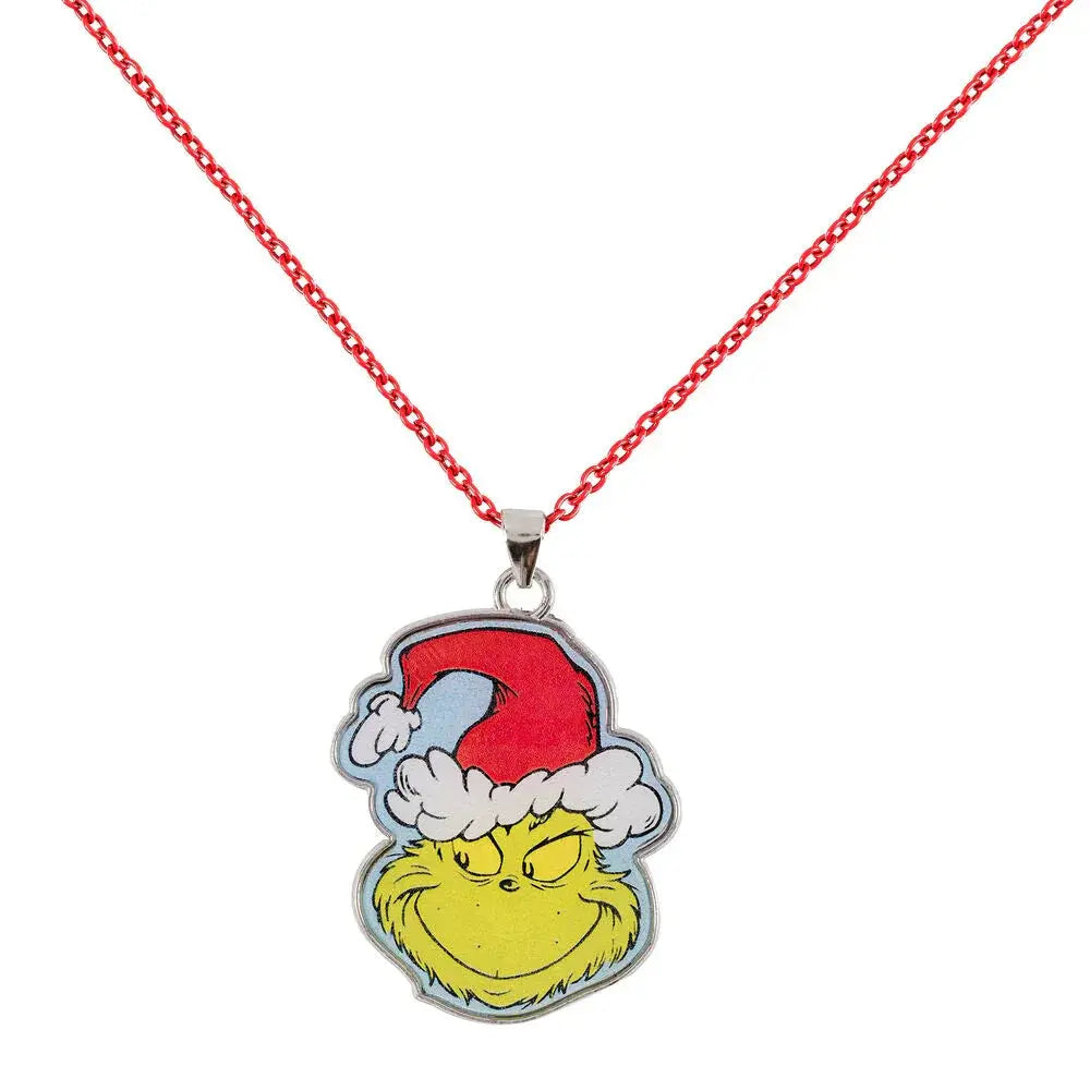 The Grinch Christmas Set necklace + earrings Nerdscape