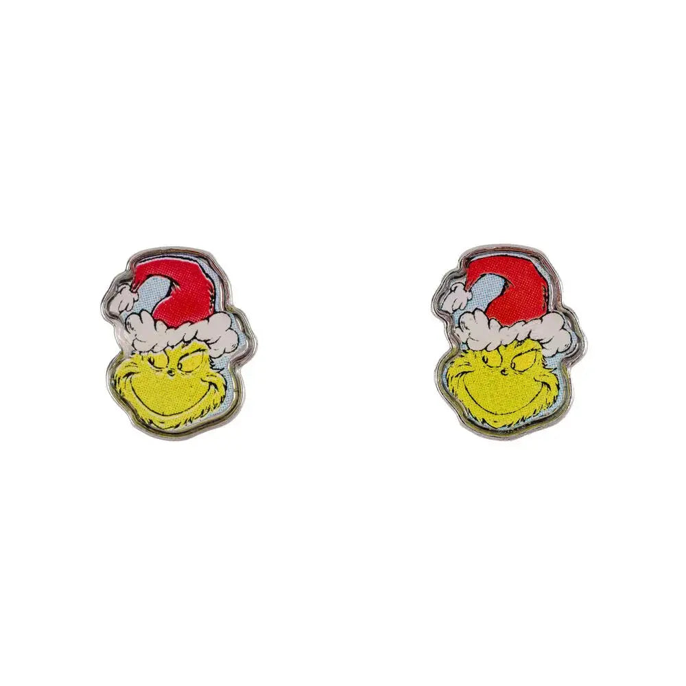 The Grinch Christmas Set necklace + earrings Nerdscape