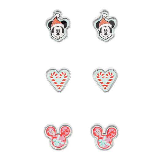 Disney Mickey Christmas Set 3 Pairs of earrings Nerdscape