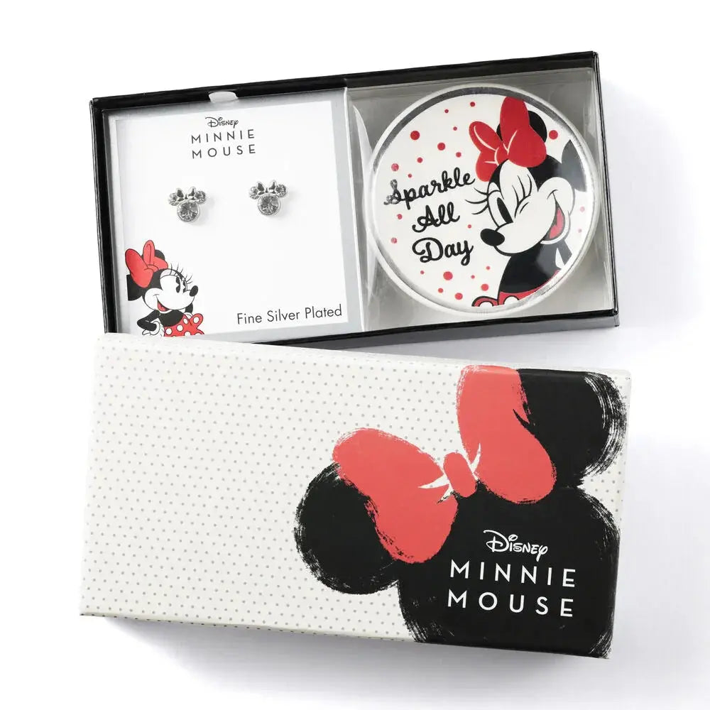 Disney Minnie earrings + jewellery plate Nerdscape