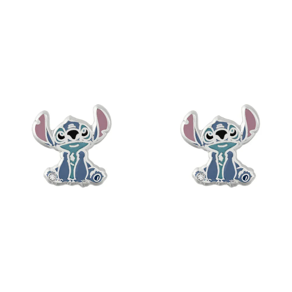 Disney Stitch earrings + jewellery plate Nerdscape
