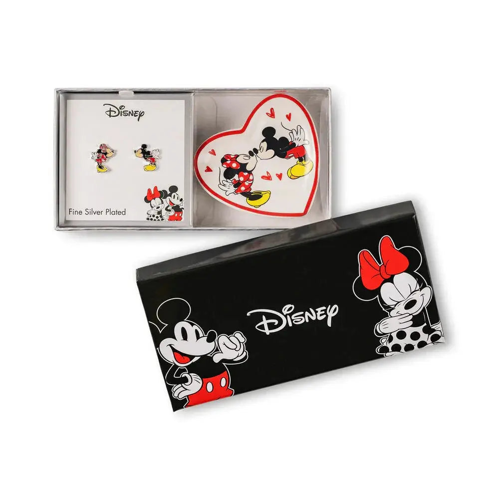 Disney Mickey & Minnie earrings + jewellery plate Nerdscape