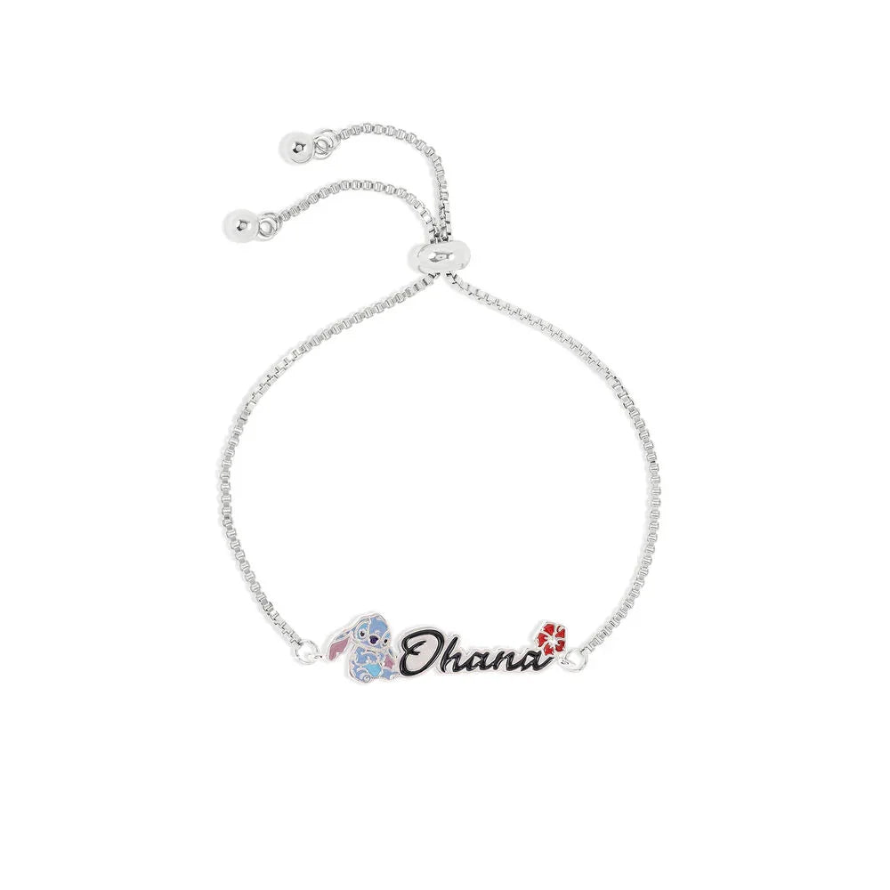 Disney Stitch Ohana bracelet silver Nerdscape