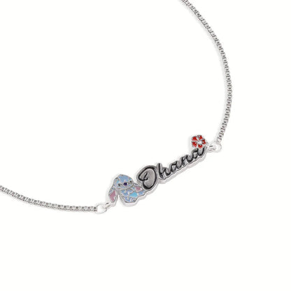 Disney Stitch Ohana bracelet silver Nerdscape