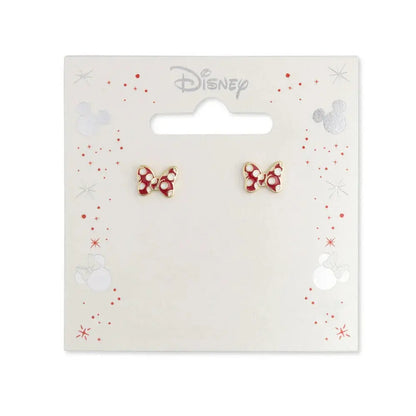 Disney Minnie tie earrings Nerdscape