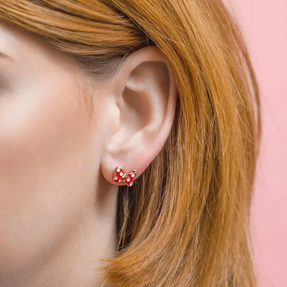 Disney Minnie tie earrings Nerdscape
