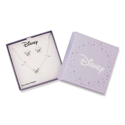 Disney Minnie Set necklace + earrings silver Nerdscape