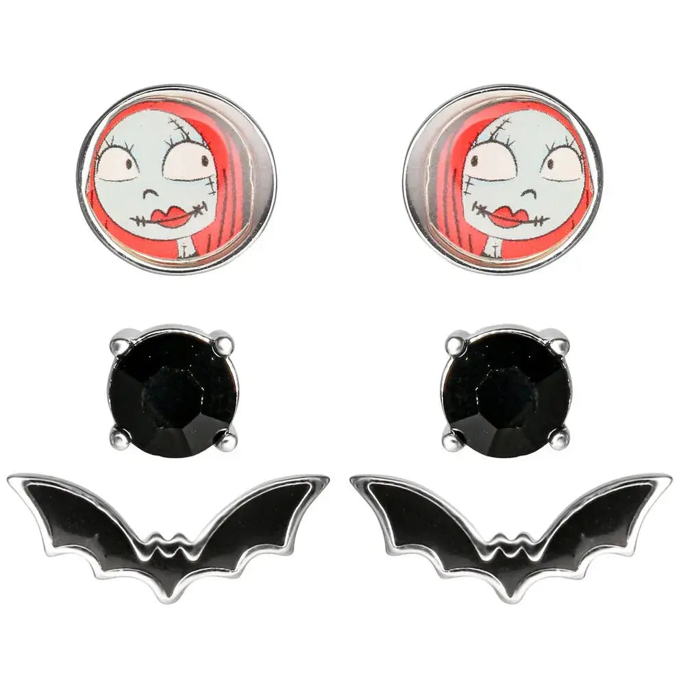 Disney Nightmare Before Christmas Set 3 pairs of earrings Nerdscape