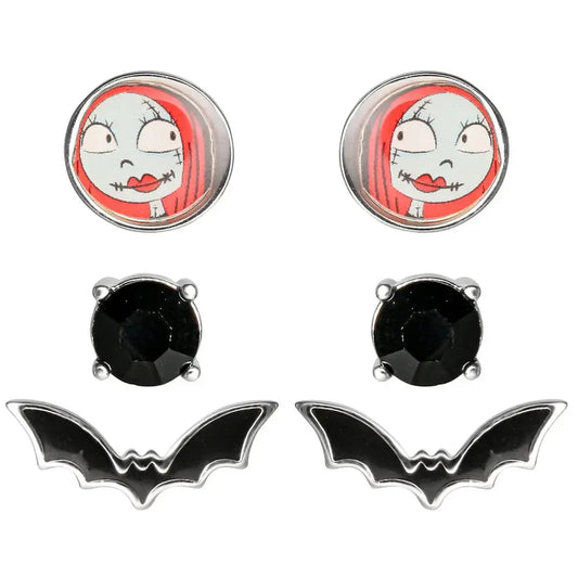 Disney Nightmare Before Christmas Set 3 pairs of earrings Nerdscape