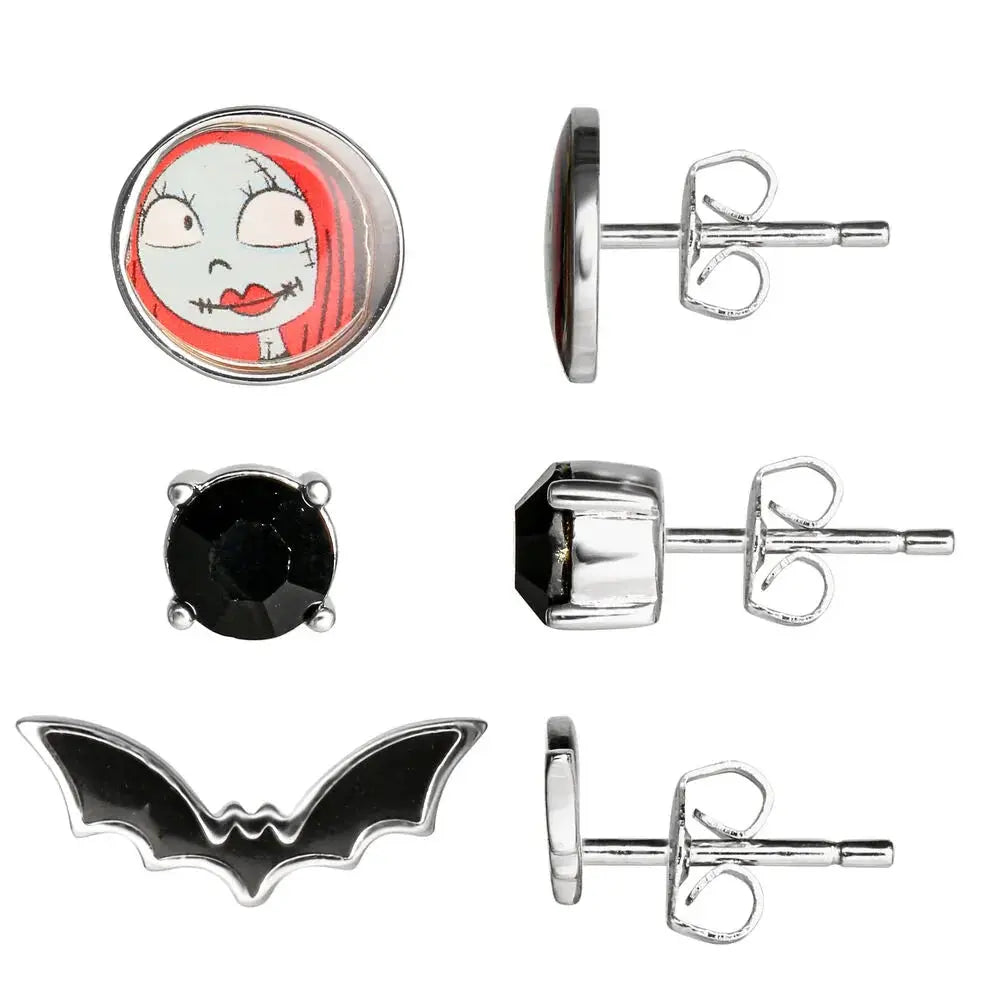 Disney Nightmare Before Christmas Set 3 pairs of earrings Nerdscape