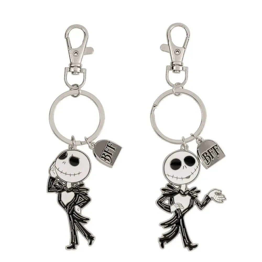 Disney Nightmare Before Christmas Jack Skellington Set 2 keychains Nerdscape