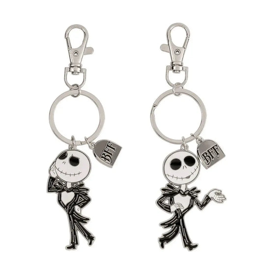 Disney Nightmare Before Christmas Jack Skellington Set 2 keychains Nerdscape
