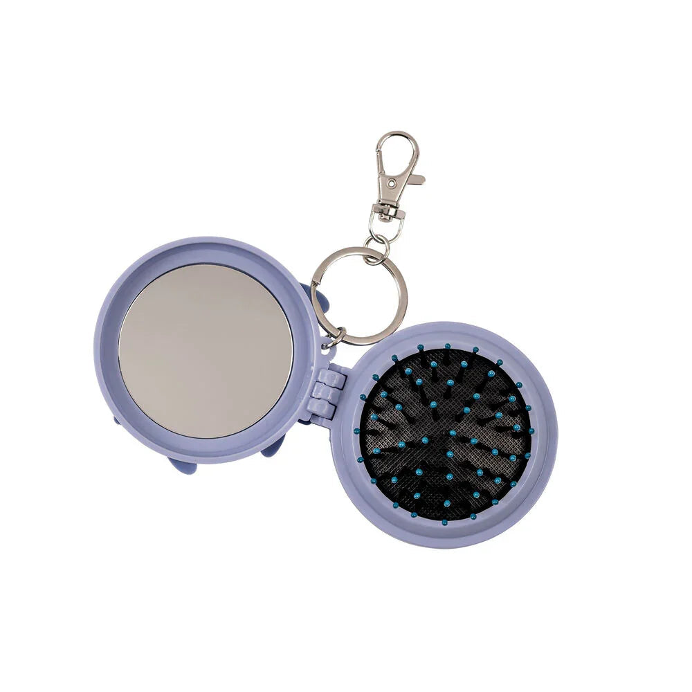 Disney Stitch & Angel Keychain brush and mirror Nerdscape