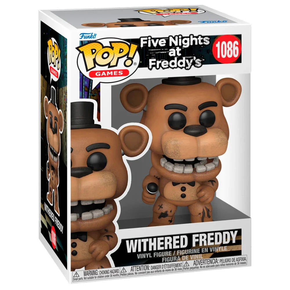 Funko Pop! Five Nights at Freddy's Withered Freddy - Figura da Collezione Vinyl Nerdscape