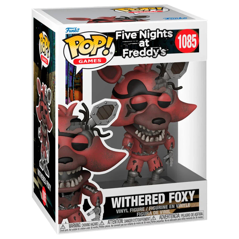 Funko Pop! Five Nights at Freddy's Withered Foxy - Figura da Collezione Vinyl Nerdscape