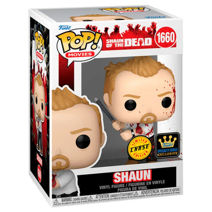 POP figure Shaun of the Dead Shaun Exclusive 5 + 1 Chase Nerdscape
