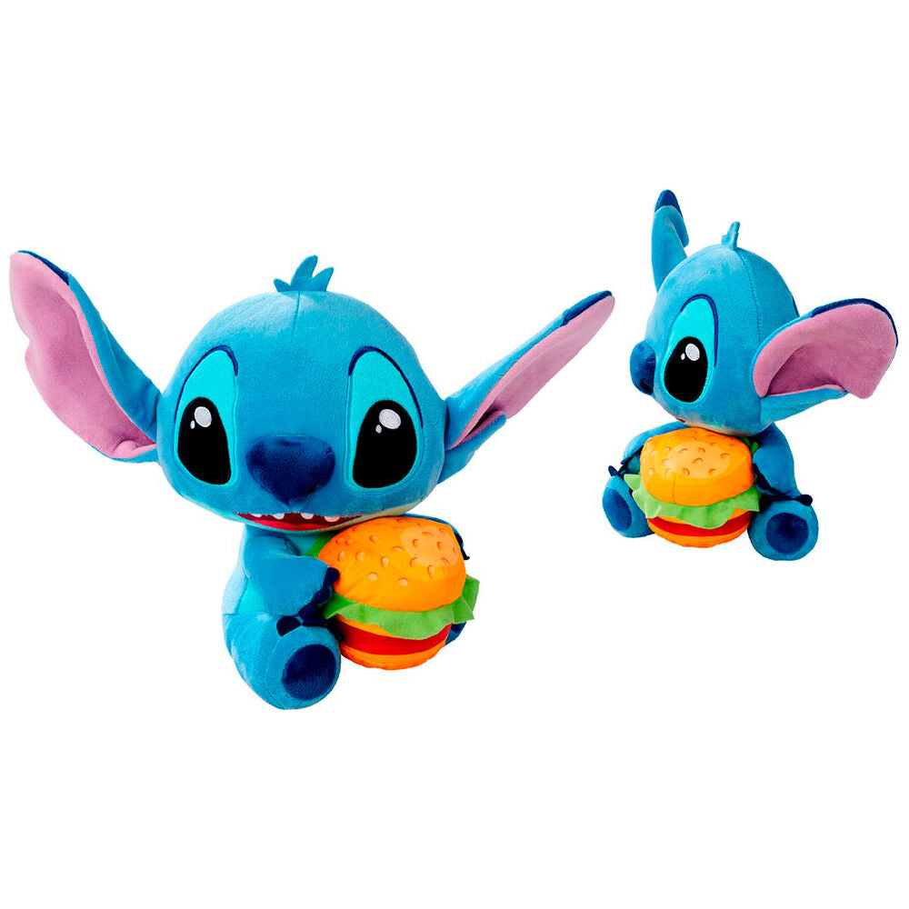 Disney Stitch Hamburger plush toy 25cm Nerdscape