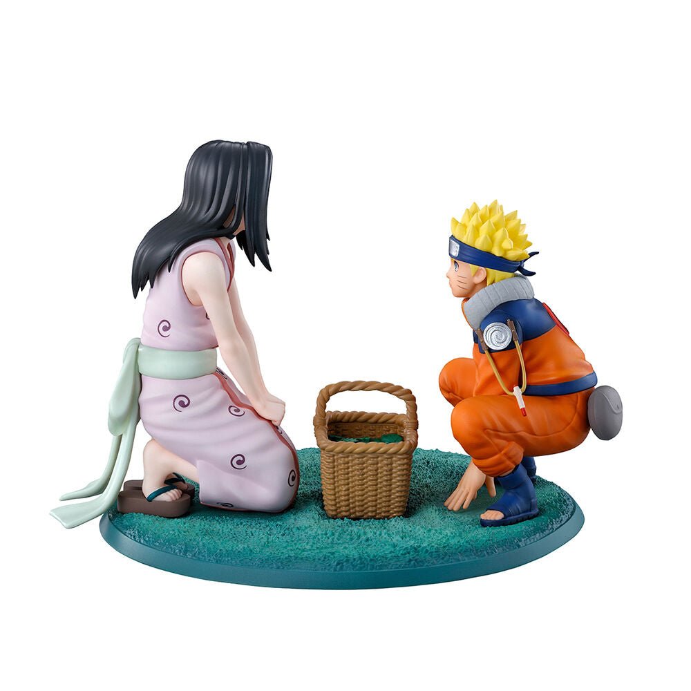 Naruto The Land of Waves Naruto Uzumaki &38; Haku Ichibansho figure 10cm - Nerdscape