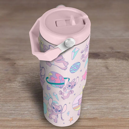 Disney Stitch Angel thermos tumbler 880ml Nerdscape