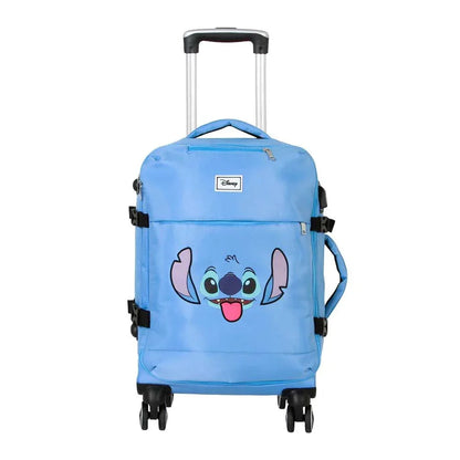Disney Stitch Face trolley suitcase 55cm Nerdscape