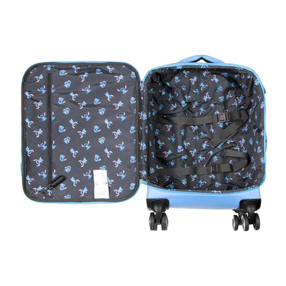 Disney Stitch Face trolley suitcase 55cm Nerdscape