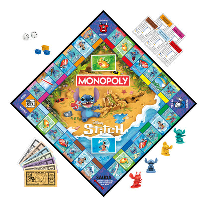 Spanish Disney Stitch Monopoly game Nerdscape