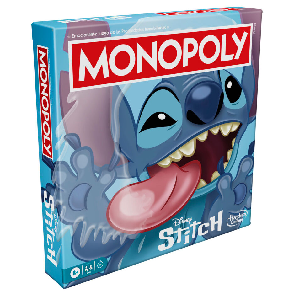 Spanish Disney Stitch Monopoly game Nerdscape